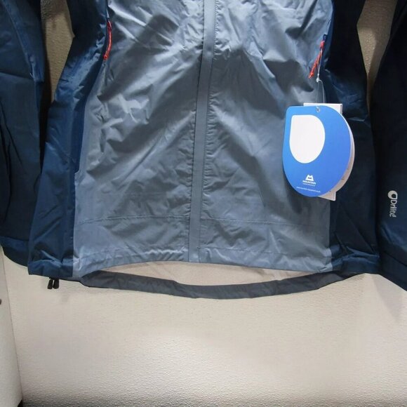 NEW MOUNTAIN EQUIPMENT Womens Zeno Packable Waterproof Jacket Stellar Blue Sz L - Picture 10 of 12